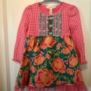 Matilda Jane longsleeve dress, 12-18 mo